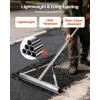 imageVEVOR Landscape Rake 60 inch Handle 20 inch Wide Head Large Heavy Duty Aluminum Landscaping Level Asphalt Rake Tool for Asphalt ampamp Land Leveling Concrete Paving Sand Flattening No Teeth