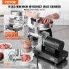 imageVEVOR Meat Grinder 075 HP 550W 9 LbsMin Electric Meat Grinders with Blade Grinding Plate Sausage Maker Stainless Steel Commercial Meat Mincer for Kitchen Restaurant Butcher Store ETL Listed12 540LBH