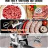 imageVEVOR Meat Grinder 075 HP 550W 9 LbsMin Electric Meat Grinders with Blade Grinding Plate Sausage Maker Stainless Steel Commercial Meat Mincer for Kitchen Restaurant Butcher Store ETL Listed12 540LBH