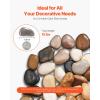 imageVEVOR Natural River Rocks 12 inch 15 lbs Decorative MultiColor Pebble Stones Smooth ampamp Polished Garden Landscaping Stones Paving Plant Rocks for Fish Tank Flower Pots Water Fountains Pathways