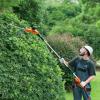 imageVEVOR Pole Cordless Hedge Trimmer 20V Electric Bush Trimmer Kit with 18 inch DoubleEdged Steel Blade 74quot94quot Telescoping Design for High Branches20Ah Battery ampamp Fast Charger IncludedPole Cordless Hedge Trimmer