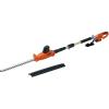 imageVEVOR Pole Cordless Hedge Trimmer 20V Electric Bush Trimmer Kit with 18 inch DoubleEdged Steel Blade 74quot94quot Telescoping Design for High Branches20Ah Battery ampamp Fast Charger IncludedPole Cordless Hedge Trimmer