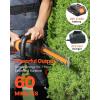 imageVEVOR Pole Cordless Hedge Trimmer 20V Electric Bush Trimmer Kit with 18 inch DoubleEdged Steel Blade 74quot94quot Telescoping Design for High Branches20Ah Battery ampamp Fast Charger IncludedCordless Hedge Trimmer