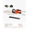 imageVEVOR Pole Cordless Hedge Trimmer 20V Electric Bush Trimmer Kit with 18 inch DoubleEdged Steel Blade 74quot94quot Telescoping Design for High Branches20Ah Battery ampamp Fast Charger IncludedCordless Hedge Trimmer