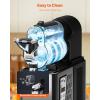 imageVEVOR Slushie Machine 3L08 Gallons FoodGrade PC Tank Margarita Machine 290W Slushy Machine for Home Stainless Steel Smoothie Frozen Drink Maker for Supermarkets Cafes Restaurants Bars3L