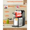 imageVEVOR Slushie Machine 3L08 Gallons FoodGrade PC Tank Margarita Machine 290W Slushy Machine for Home Stainless Steel Smoothie Frozen Drink Maker for Supermarkets Cafes Restaurants Bars3L