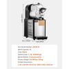 imageVEVOR Slushie Machine 3L08 Gallons FoodGrade PC Tank Margarita Machine 290W Slushy Machine for Home Stainless Steel Smoothie Frozen Drink Maker for Supermarkets Cafes Restaurants Bars3L