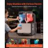 imageVEVOR Slushie Machine 3L08 Gallons FoodGrade PC Tank Margarita Machine 290W Slushy Machine for Home Stainless Steel Smoothie Frozen Drink Maker for Supermarkets Cafes Restaurants Bars4L2