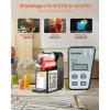 imageVEVOR Slushie Machine 3L08 Gallons FoodGrade PC Tank Margarita Machine 290W Slushy Machine for Home Stainless Steel Smoothie Frozen Drink Maker for Supermarkets Cafes Restaurants Bars3L