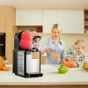 imageVEVOR Slushie Machine 3L08 Gallons FoodGrade PC Tank Margarita Machine 290W Slushy Machine for Home Stainless Steel Smoothie Frozen Drink Maker for Supermarkets Cafes Restaurants Bars3L