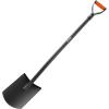 imageVEVOR Trench Shovel 4 in Blade HeavyDuty Trenching Shovel Narrow Spade Trench Digger with Fiberglass Handle and NonSlip Grip for Gardening Digging Holes Trenching and Planting 56 in LongSquare Shovel