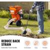 imageVEVOR Wood Chipper Shredder Mulcher Leaf Vacuum Kit 43 Inch x 131 ft Heavy Duty Universal Woodchipper Accessory 4 inch Diameter for Large Volume FeedingFit Mainstream Brand Chipper NOT Included