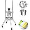 imageVEVOR 4Section Commercial Easy Wedger Stainless Steel Blade Fruit Lime Slicer Lemon Cutter for Home Bar Restaurant8Section