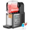 imageVEVOR Slushie Machine 3L08 Gallons FoodGrade PC Tank Margarita Machine 290W Slushy Machine for Home Stainless Steel Smoothie Frozen Drink Maker for Supermarkets Cafes Restaurants Bars4L1