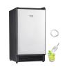 imageVEVOR Under Counter Ice Maker Machine Crescent Ice 25 LbsDay Stainless Steel Built in Ice Maker with Reversible Door 22Lbs Storage Ice Maker Machine for Commercial Home Kitchen No Drain RequiredCrescent Ice