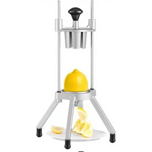 imageVEVOR 4Section Commercial Easy Wedger Stainless Steel Blade Fruit Lime Slicer Lemon Cutter for Home Bar Restaurant4Section