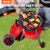 imageVEVOR 28 PCS BBQ Grill Playset Kids Toys Kitchen Playset with Sound ampamp Light Little Chef Play Interactive Grill Play Food Cooking Playset Barbecue Toy Grill for Toddlers Boys Girls 35 Birthday Gift