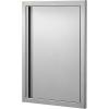 imageVEVOR BBQ Double Outdoor Kitchen Door 26W x 24H Inch Stainless Steel Flush Mount Vertical Wall Door with Recessed Handles for Grilling StationModern