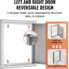 imageVEVOR BBQ Double Outdoor Kitchen Door 26W x 24H Inch Stainless Steel Flush Mount Vertical Wall Door with Recessed Handles for Grilling StationNEW