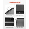imageVEVOR Carbon Steel Griddle Flat Top Plate Griddle for BBQ CharcoalGas Gril with 2 Handles Rectangular Flat Top Grill with Extra Drain Hole for Tailgating and Party24 x 16 x 2