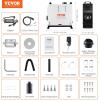 imageVEVOR Diesel Heater 8KW DC 12V24V All in One Portable Diesel Air Heater with Bluetooth APP Control Remote Control and LCD Screen Trolley Design 13 Gal Fuel Tank for Trucks Vans RVs CampersWhite