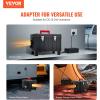 imageVEVOR Diesel Heater 8KW DC 12V24V All in One Portable Diesel Air Heater with Bluetooth APP Control Remote Control and LCD Screen Trolley Design 13 Gal Fuel Tank for Trucks Vans RVs CampersGrayBlack