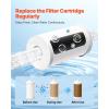 imageVEVOR Faucet Filter Replacement 2Pack WaterFilter Cartridge 6Layer HighEfficiency Filtration 3Month Value and 211 Gallon Long LifespanFilter Compatible with Model 8627 Filtration System