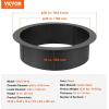 imageVEVOR Fire Pit Ring Fire Pit Insert with Barbecue Fire Ring 35in Outer31In Inner Diameter 85in Height Carbon Steel Liner DIY Campfire Ring AboveInGround for Outdoor Camping BonfiresRound 30 Inch