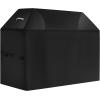 imageVEVOR Grill Cover 52 inch BBQ Covers for Outdoor Grills Waterproof Fade Resistant Weather Resistant Heavy Duty 600D Polyester Easy OnOff with HookandLoop Straps Black