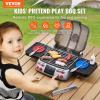 imageVEVOR Kids BBQ Grill Toy Set with Pretend Smoke Sound Light Play Food ampamp Kitchen Toy Accessories Interactive Toddler BBQ Camping Cooking Barbecue Playset for Girl Boy Birthday Gift