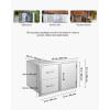 imageVEVOR Outdoor Kitchen Door Drawer Combo 325quot Wx217 Hx205 D Access Door Double Drawers with Paper Towel Rack BBQ Island Drawers with Stainless Steel Handles 307quot Wx20 Hx21 D Cutout Size