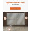imageVEVOR Outdoor Kitchen Door Drawer Combo 325quot Wx217 Hx205 D Access Door Double Drawers with Paper Towel Rack BBQ Island Drawers with Stainless Steel Handles 307quot Wx20 Hx21 D Cutout Size
