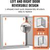 imageVEVOR Outdoor Kitchen Doors 30W x 21H Inch 304 Stainless Steel Double Doors with Vents BBQ Access Door with 2 Detachable Handles for BBQ IslandLeft  Right Hinged