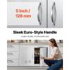 imageVEVOR Outdoor Kitchen Doors 30W x 21H Inch 304 Stainless Steel Double Doors with Vents BBQ Access Door with 2 Detachable Handles for BBQ IslandMinimalist