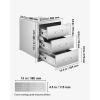 imageVEVOR Outdoor Kitchen Drawers 1811quot W x 2323quot D x 2323quot H TripleAccess Stainless Steel Modular Drawer Cabinet with Handles BBQ Island Drawer for Outdoor Kitchen or BBQ Island Patio Grill Station