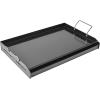 imageVEVOR Stainless Steel Griddle 17x13 inch Universal Flat Top Rectangular Plate Gas Grill Griddle for BBQ Grill Teppanyaki Portable Family Cookware with Handle for Camping Tailgating Party24 x 16 x 3