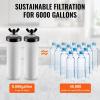 imageVEVOR Water Filters Replacement Purification Elements Ceramic Replacement Filters Easy to Replace Water Filter Gravity Water Filter System Compatible with Most Brands Pack of 2 White