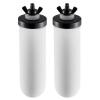 imageVEVOR Water Filters Replacement Purification Elements Ceramic Replacement Filters Easy to Replace Water Filter Gravity Water Filter System Compatible with Most Brands Pack of 2 White