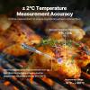 imageVEVOR Wireless Meat Thermometer 500 ft Range Bluetooth Dual Probe Digital Waterproof for Grilling Smoker BBQ ampamp Oven