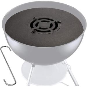 imageVEVOR 40quot Replacement BBQ Grill Cooking Grate Cast Iron Cooking Grate Compatible with Weber Carbon Steel Teppanyaki Style Replacement BBQ with Center Cooking Grate40inch