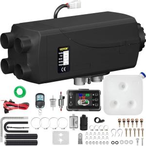 imageVEVOR 8KW Diesel Air Heater Muffler Diesel Heater 12V 10L Tank Diesel Parking Heater 8000W with Lcd Monitor for Boat Bus RV and Trailer 8KW 12V 10L