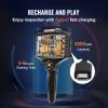 imageVEVOR Endoscope Camera with Light Triple Lens Borescope with 492FT SemiRigid Cable 5quot Screen 1080P Inspection Camera 8  2 LED Lights IP67 Waterproof Snake Cameras for Auto Plumbing 32GB Card5 IPS Screen165FT
