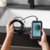 imageVEVOR Endoscope Camera with Light Triple Lens Borescope with 492FT SemiRigid Cable 5quot Screen 1080P Inspection Camera 8  2 LED Lights IP67 Waterproof Snake Cameras for Auto Plumbing 32GB Card5 IPS Screen492FT