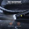 imageVEVOR Endoscope Camera with Light Triple Lens Borescope with 492FT SemiRigid Cable 5quot Screen 1080P Inspection Camera 8  2 LED Lights IP67 Waterproof Snake Cameras for Auto Plumbing 32GB Card43 IPS Screen164FT