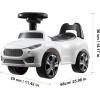 imageVEVOR Ride On Push Car for Toddlers Ages 19 Months Ride Racer Sit to Stand Toddler Ride On Toy Kids Ride On Car with Music Steering Horn ampamp Under Seat Storage Ride On Toy for Boys Girls WhiteWhite