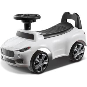 imageVEVOR Ride On Push Car for Toddlers Ages 19 Months Ride Racer Sit to Stand Toddler Ride On Toy Kids Ride On Car with Music Steering Horn ampamp Under Seat Storage Ride On Toy for Boys Girls WhiteWhite
