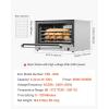 imageVEVOR Commercial Convection Oven 424 cuft Conventional Countertop Oven for FullSize Pans Electric Convection Ovens with 4 Racks 360 Hot Air Circulation for Bakery Restaurant ampamp Pizza Shop5Tier 120L