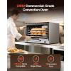 imageVEVOR Commercial Convection Oven 424 cuft Conventional Countertop Oven for FullSize Pans Electric Convection Ovens with 4 Racks 360 Hot Air Circulation for Bakery Restaurant ampamp Pizza Shop5Tier 120L