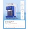 imageVEVOR Commercial Ice Shaver Machine 191QT 18L Large Electric Snow Cone Machine Fine ampamp Fluffy with 300W Motor Stainless Steel Blades Shaved Ice Maker for Dessert Shop Home Party Restaurant Blue