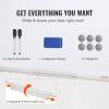 imageVEVOR Dry Erase Calendar for Wall 36 x 24 Inches Whiteboard Calendar Monthly Planner Magnetic Dry Erase Board 1 Magnetic Erase ampamp 2 Dry Erase Marker ampamp Movable Tray for Restaurant Office Home Schoolhanging whiteboard